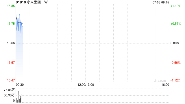 小米集团-W7月2日斥资4979.24万港元回购300万股