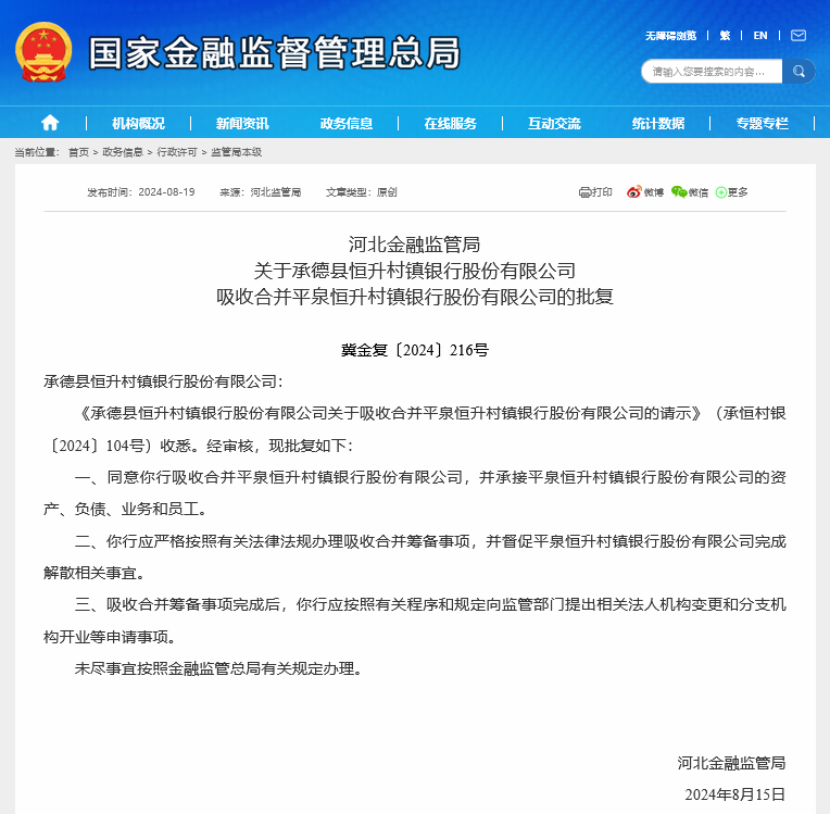 年内首现村行吸收合并村行!“幕后主使”是这家农商行 农村中小银行改革化险仍在加速